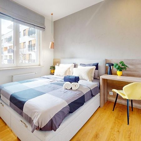 Apartament Green Z Garazem Podziemnym Warsaw Luaran gambar